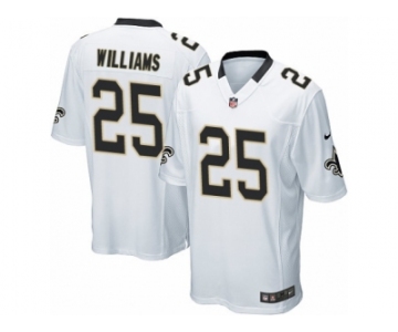 Men's Nike New Orleans Saints #25 P. J. Williams Game White NFL Jersey