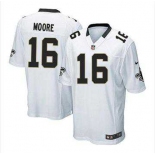 nike nfl jerseys new orleans saints #16 lance moore white[game]
