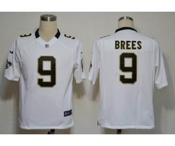 nike nfl jerseys new orleans saints #9 brees white[game]