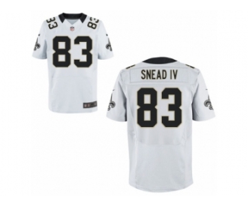 Men's Nike New Orleans Saints #83 Willie Snead IV Elite White NFL Jersey