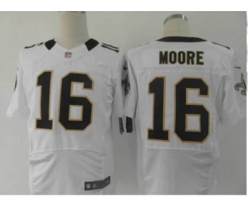 nike nfl jerseys new orleans saints #16 lance moore white[Elite]
