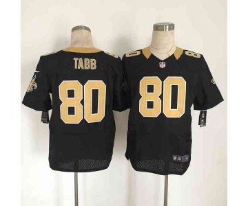 nike nfl jerseys new orleans saints #80 tabb black[Elite][tabb]