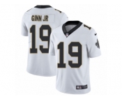 Men Nike New Orleans Saints #19 Ted Ginn Jr White Vapor Untouchable Limited Player NFL Jersey