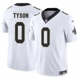 Men's New Orleans Saints #0 Jordyn Tyson White 2026 F.U.S.E Vapor Limited Football Stitched Jersey Men's New Orleans Saints #0 Jordyn Tyson White 2026 F.U.S.E Vapor Limited Football Stitched Jersey