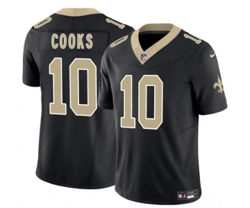 Men's New Orleans Saints #10 Brandin Cooks Black F.U.S.E Vapor Limited Football Stitched Jersey