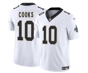 Men's New Orleans Saints #10 Brandin Cooks White 2025 F.U.S.E Vapor Limited Football Stitched Jersey