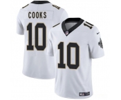 Men's New Orleans Saints #10 Brandin Cooks White 2025 Vapor Limited Football Stitched Jersey