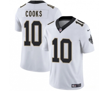 Men's New Orleans Saints #10 Brandin Cooks White 2025 Vapor Limited Football Stitched Jersey