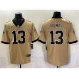 Men's New Orleans Saints #13 Michael Thomas Gold Alternate Vapor Limited Football Stitched Jersey