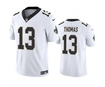 Men's New Orleans Saints #13 Michael Thomas White 2023 F.U.S.E. Vapor Untouchable Limited Stitched Jersey