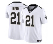 Men's New Orleans Saints #21 Justin Reid White 2025 F.U.S.E. Vapor Limited Football Stitched Jersey