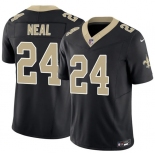 Men's New Orleans Saints #24 Devin Neal Black 2025 F.U.S.E Vapor Limited Football Stitched Jersey