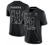 Men's New Orleans Saints #41 Alvin Kamara Black F.U.S.E. 2026 Salute to Service Limited Football Stitched Jersey Men's New Orleans Saints #41 Alvin Kamara Black F.U.S.E. 2026 Salute to Service Limited Football Stitched Jersey