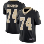 Men's New Orleans Saints #74 Jermon Bushrod Black Vapor Limited Stitched Jersey Men's New Orleans Saints #74 Jermon Bushrod Black Vapor Limited Stitched Jersey