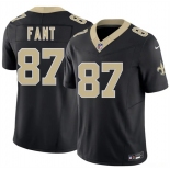 Men's New Orleans Saints #87 Noah Fant Black 2026 F.U.S.E Vapor Limited Football Stitched Jersey