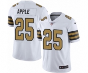 Men's Nike New Orleans Saints #25 Eli Apple Limited White Rush Vapor Untouchable NFL Jersey