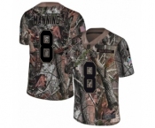 Men's Nike New Orleans Saints #8 Archie Manning Camo Rush Realtree Limited NFL Jersey