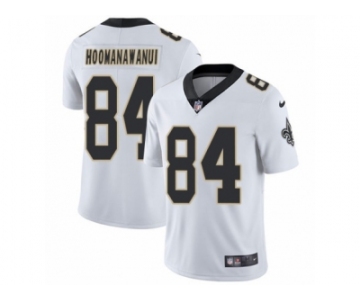 Men's Nike New Orleans Saints #84 Michael Hoomanawanui Vapor Untouchable Limited White NFL Jersey