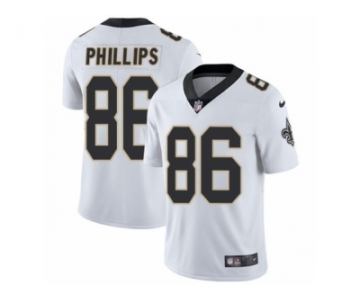 Men's Nike New Orleans Saints #86 John Phillips Vapor Untouchable Limited White NFL Jersey