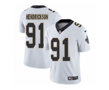 Men's Nike New Orleans Saints #91 Trey Hendrickson Vapor Untouchable Limited White NFL Jersey