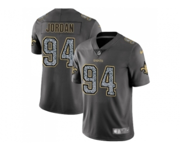 Nike New Orleans Saints #94 Cameron Jordan Gray Static Men NFL Vapor Untouchable Limited Jersey