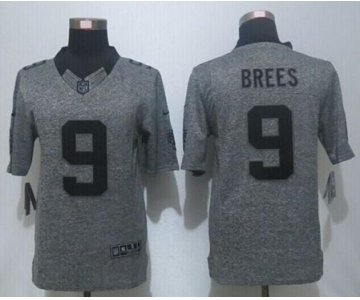 nike nfl jerseys new orleans saints #9 brees gray[nike Limited]