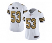 Women Nike New Orleans Saints #53 A.J. Klein Limited White Rush NFL Jersey