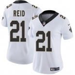 Women's New Orleans Saints #21 Justin Reid White 2025 Vapor Stitched  Jersey