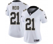 Women's New Orleans Saints #21 Justin Reid White 2025 Vapor Stitched  Jersey