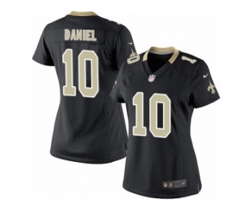 Women's Nike New Orleans Saints #10 Chase Daniel Limited Black Team Color NFL Jersey