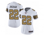 Women's Nike New Orleans Saints #22 Mark Ingram Limited White Rush NFL Jersey
