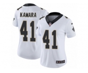 Women's Nike New Orleans Saints #41 Alvin Kamara Limited White NFL Jersey