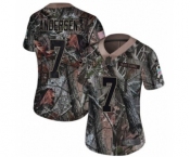 Women's Nike New Orleans Saints #7 Morten Andersen Camo Rush Realtree Limited NFL Jersey