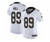 Women's Nike New Orleans Saints #89 Josh Hill Vapor Untouchable Limited White NFL Jersey
