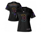 Women's Nike New York Giants #3 Geno Smith Game Black Fashion NFL Jersey