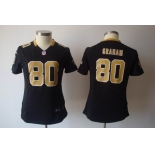 nike women nfl jerseys new orleans saints #80 graham black[nike]
