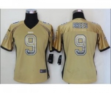 nike women nfl jerseys new orleans saints #9 drew brees gold[Elite drift fashion]