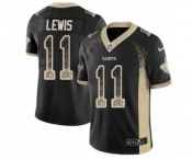 Youth Nike New Orleans Saints #11 Tommylee Lewis Limited Black Rush Drift Fashion NFL Jersey