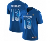 Youth Nike New Orleans Saints #13 Michael Thomas Limited Royal Blue NFC 2019 Pro Bowl NFL Jersey