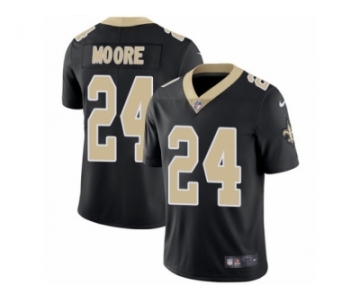 Youth Nike New Orleans Saints #24 Sterling Moore Vapor Untouchable Limited Black Team Color NFL Jersey