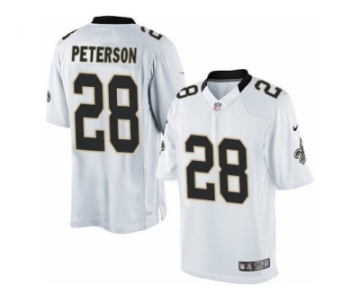 Youth Nike New Orleans Saints #28 Adrian Peterson Limited White NFL Jersey