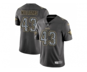 Youth Nike New Orleans Saints #43 Marcus Williams Gray Static NFL Vapor Untouchable Limited Jersey