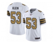 Youth Nike New Orleans Saints #53 A.J. Klein Limited White Rush NFL Jersey