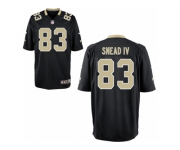 Youth Nike New Orleans Saints #83 Willie Snead IV Game Black Team Color NFL Jersey