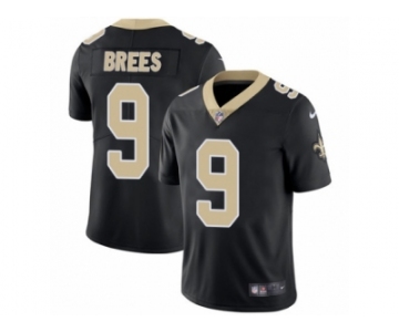 Youth Nike New Orleans Saints #9 Drew Brees Vapor Untouchable Limited Black Team Color NFL Jersey