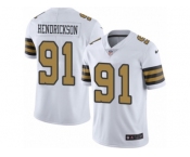 Youth Nike New Orleans Saints #91 Trey Hendrickson Limited White Rush NFL Jersey