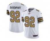 Youth Nike New Orleans Saints #92 Marcus Davenport White Stitched NFL Limited Rush Jersey