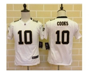 nike youth nfl jerseys new orleans saints #10 cooks white[nike][cooks]