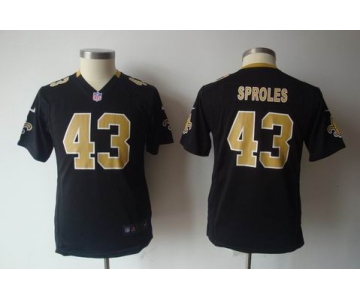 nike youth nfl jerseys new orleans saints #43 black[nike]