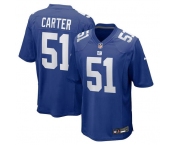 Men's New York Giants #51 Abdul Carter Royal 2025 First Round Pick Football Stitched Game Jersey